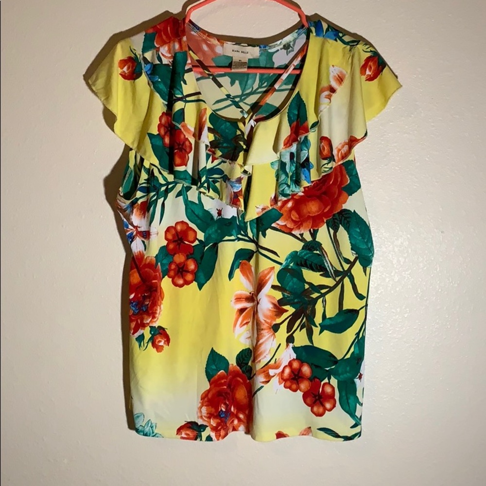 Yellow blouse